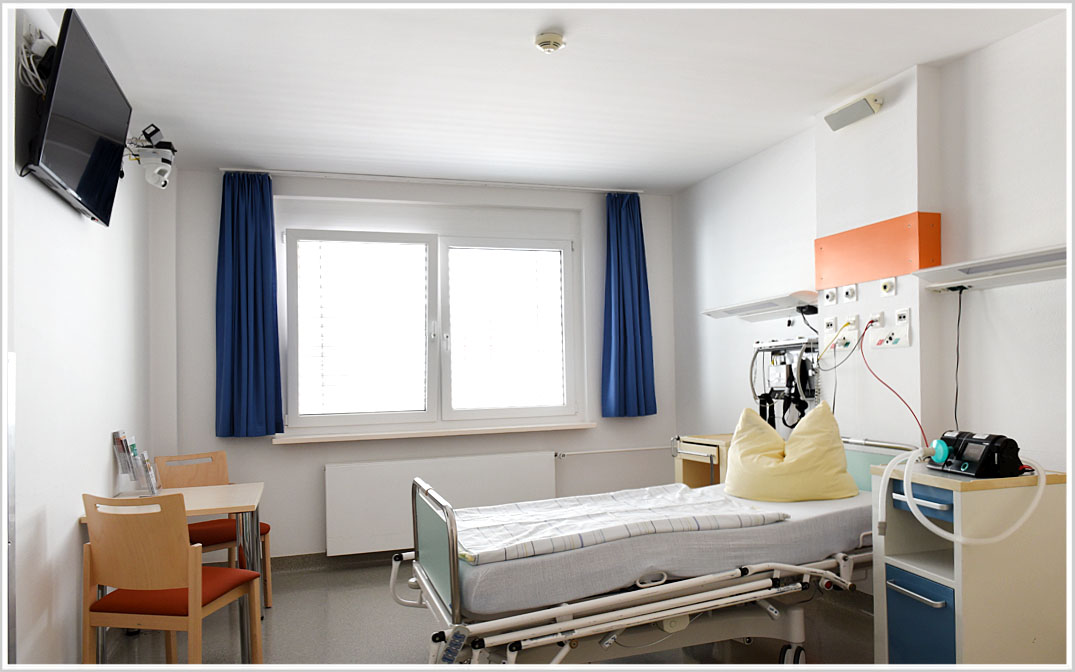 Schlaflabor-Patientenzimmer